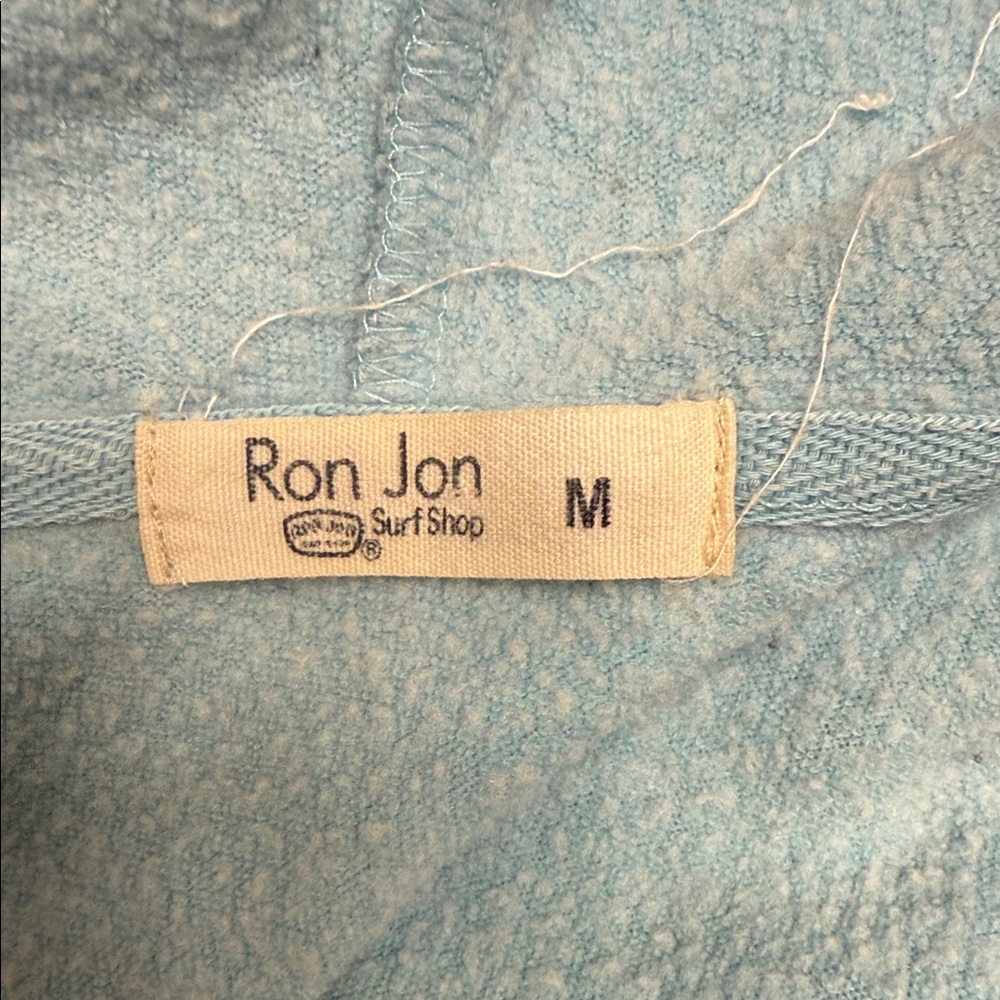 Light Blue Ron Jon Teddy Jacket - Picture 4 of 5